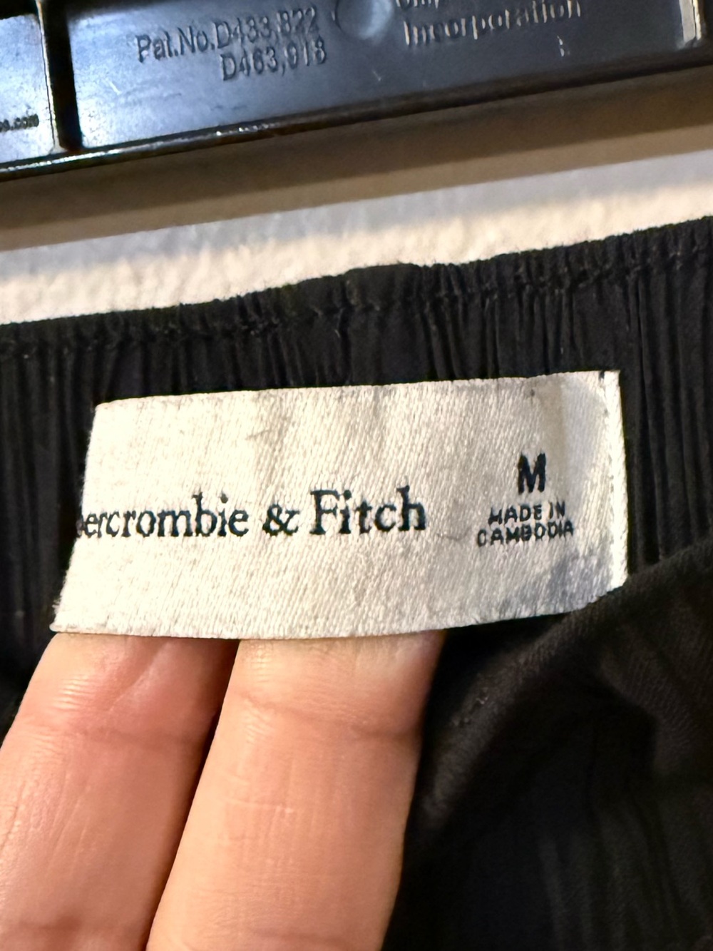 Abercrombie & Fitch Black Wide Leg Pants Size Medium - Picture 2 of 3